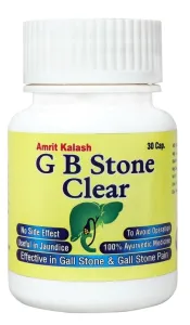 Amrit Kalash GB Stone Clear Ayurvedic Capsules to Remove Gall Bladder Stones